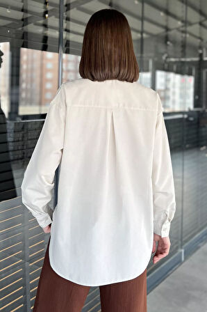 Kadın Uzun Kol Taşlı Gömlek