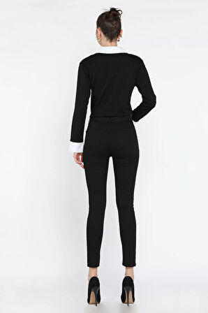 Kadın Likralı Jean Kot Pantolon