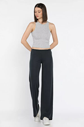 Kadın Bel Lastikli Modal Kumaş Pantolon