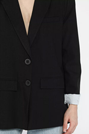 Kadın Astarlı Blazer Ceket