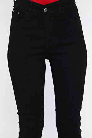 Yüksek Bel Kadın Jean Kot Pantolon