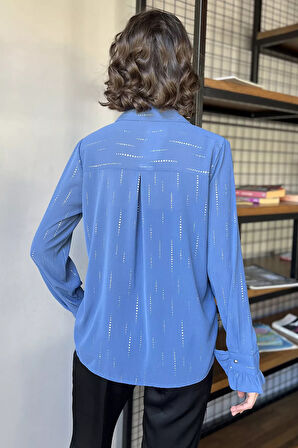 Kadın Volanlı İçlik Kombinli Gömlek