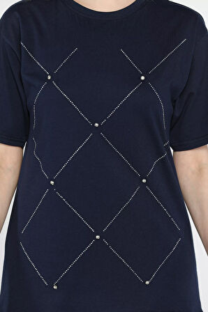 Taşlı Kadın Tişört