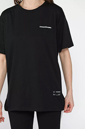 Kadın Bisiklet Yaka Tişört Tayt İkili Takım (m-l-xl Uyumludur)