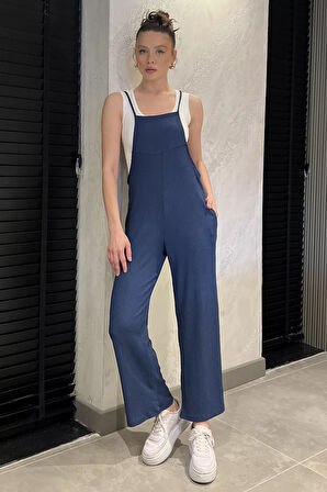 Kadın Ayarlanabilir Askılı Bürümcük Tulum