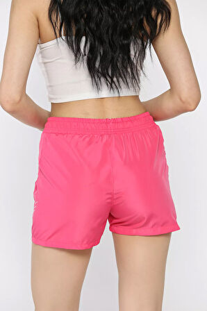 Kadın Baskılı Cepli Deniz Şortu