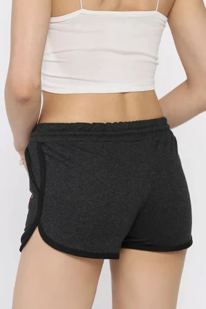 Baskılı Kadın Mini Şort