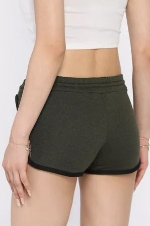 Baskılı Kadın Mini Şort