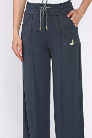 Kadın Baskılı Bol Paça Eşofman Altı