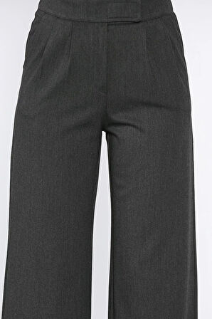 Kadın Bel Lastikli Cırtlı Palazzo Pantolon