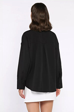 Cepli Kadın Salaş Gömlek