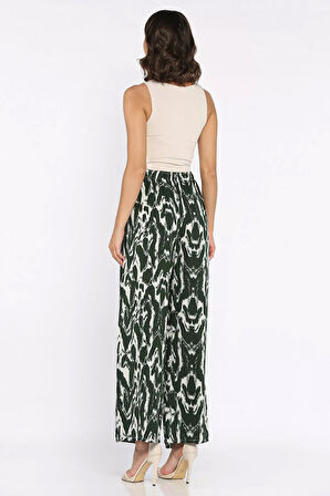 Bel Lastikli Viskon Yürüyüş Pantolonu