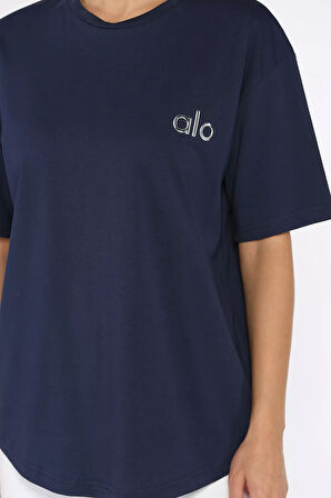 Baskılı Salaş Basic Tişört