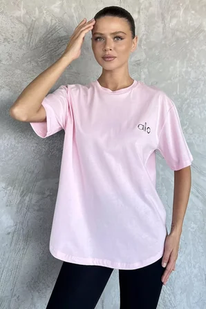 Baskılı Salaş Basic Tişört