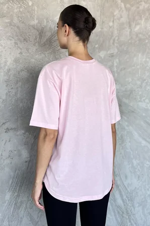 Baskılı Salaş Basic Tişört