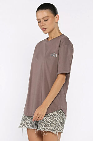 Baskılı Salaş Basic Tişört