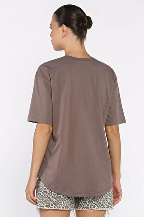 Baskılı Salaş Basic Tişört