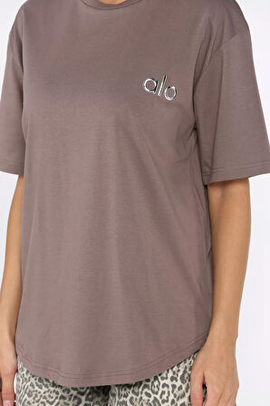 Baskılı Salaş Basic Tişört