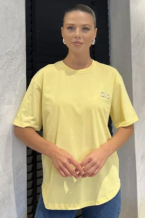 Baskılı Salaş Basic Tişört