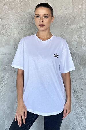 Baskılı Salaş Basic Tişört