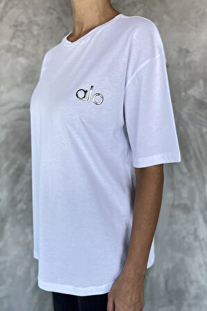 Baskılı Salaş Basic Tişört