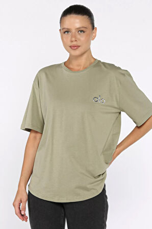 Baskılı Salaş Basic Tişört