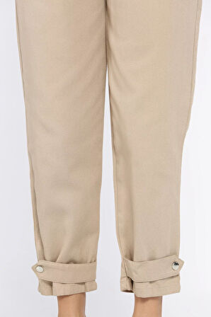 Bel Lastikli Gabardin Pantolon