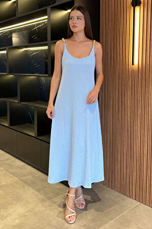 Kadın İp Askılı Elbise