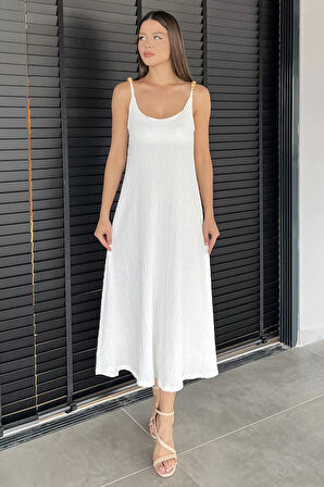 Kadın İp Askılı Elbise