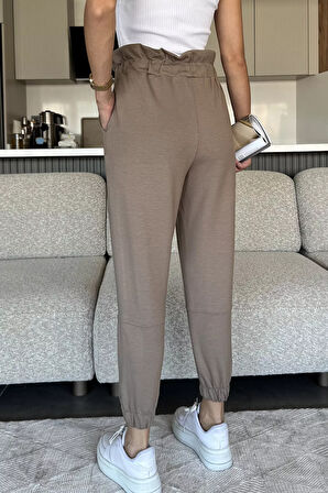 Bel Ve Paça Lastikli Jogger Eşofman Altı