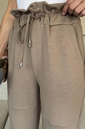 Bel Ve Paça Lastikli Jogger Eşofman Altı