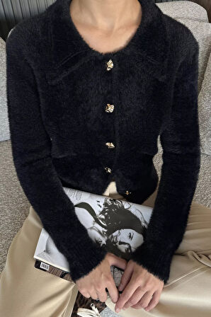 Kadın Yumoş İplik Triko Ceket (s-m-l Uyumludur)