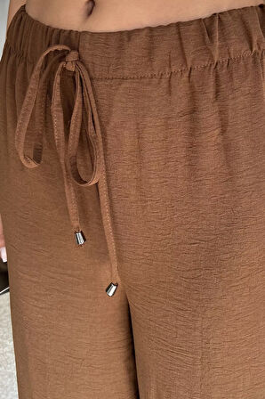 Kadın Bel Lastikli Bol Kesim Pantolon