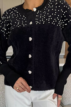 Omuz Taşlı Şardonlu Triko Ceket(s,m,l,xl Uyumludur)