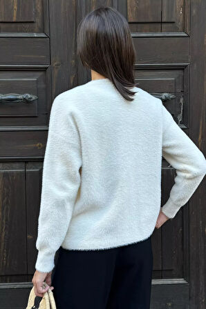 Alt Kısmı Fırfırlı Yumoş Triko Ceket (s,m,l,xl Uyumludur)