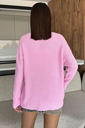 V Yaka Salaş Triko Bluz (s,m,l,xl Uyumludur)