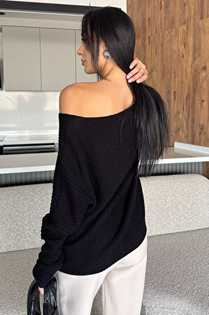 V Yaka Salaş Triko Bluz (s,m,l,xl Uyumludur)