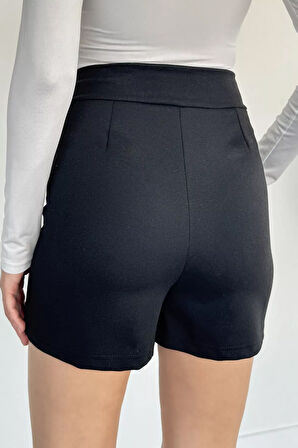 Kadın Taş İşlemeli Şort Etek