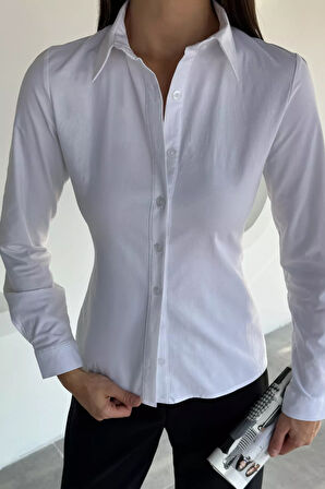 Kadın Slim Fit Gömlek