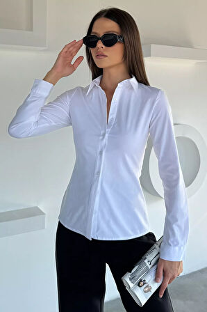 Kadın Slim Fit Gömlek