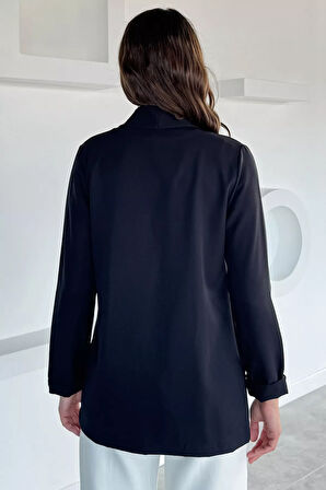 Kadın Duble Kol Önü Açık Ceket