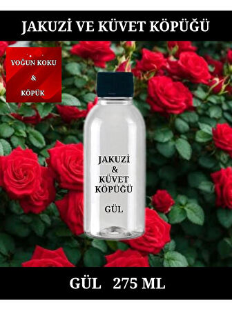 GÜL KOKULU JAKUZİ & KÜVET KÖPÜĞÜ YOĞUN KOKU VE YOĞUN KÖPÜK 275 ML.