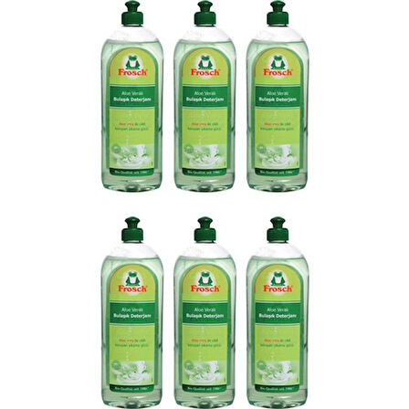 Frosch Bulaşık Deterjanı Aleoveralı 750 ml x 6