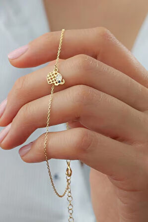 925 Ayar Gümüş Filli Halhal