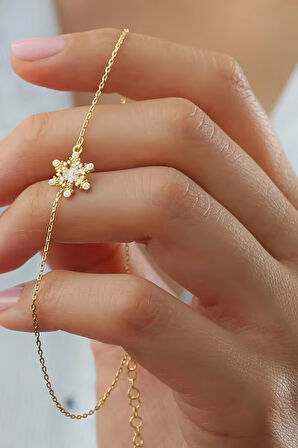 925 Ayar Gümüş Yıldızlı Halhal