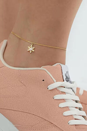 925 Ayar Gümüş Yıldızlı Halhal