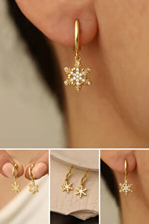 925 Ayar Gümüş Kartanesi Küpe