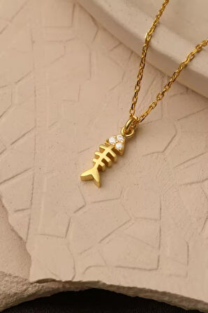 925 Ayar Gümüş Kılçık Kolye