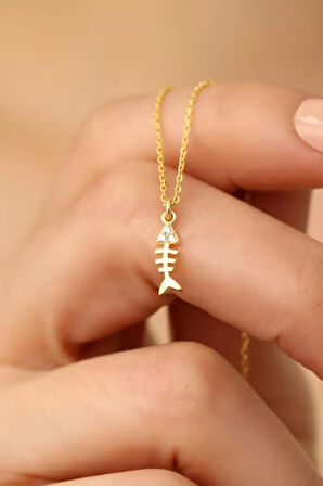 925 Ayar Gümüş Kılçık Kolye