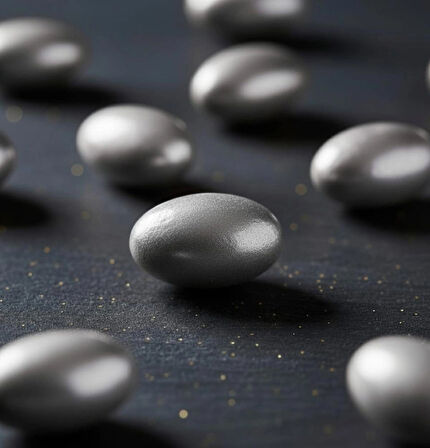 Gümüş Çikolatalı Badem Şekeri (200 GR)